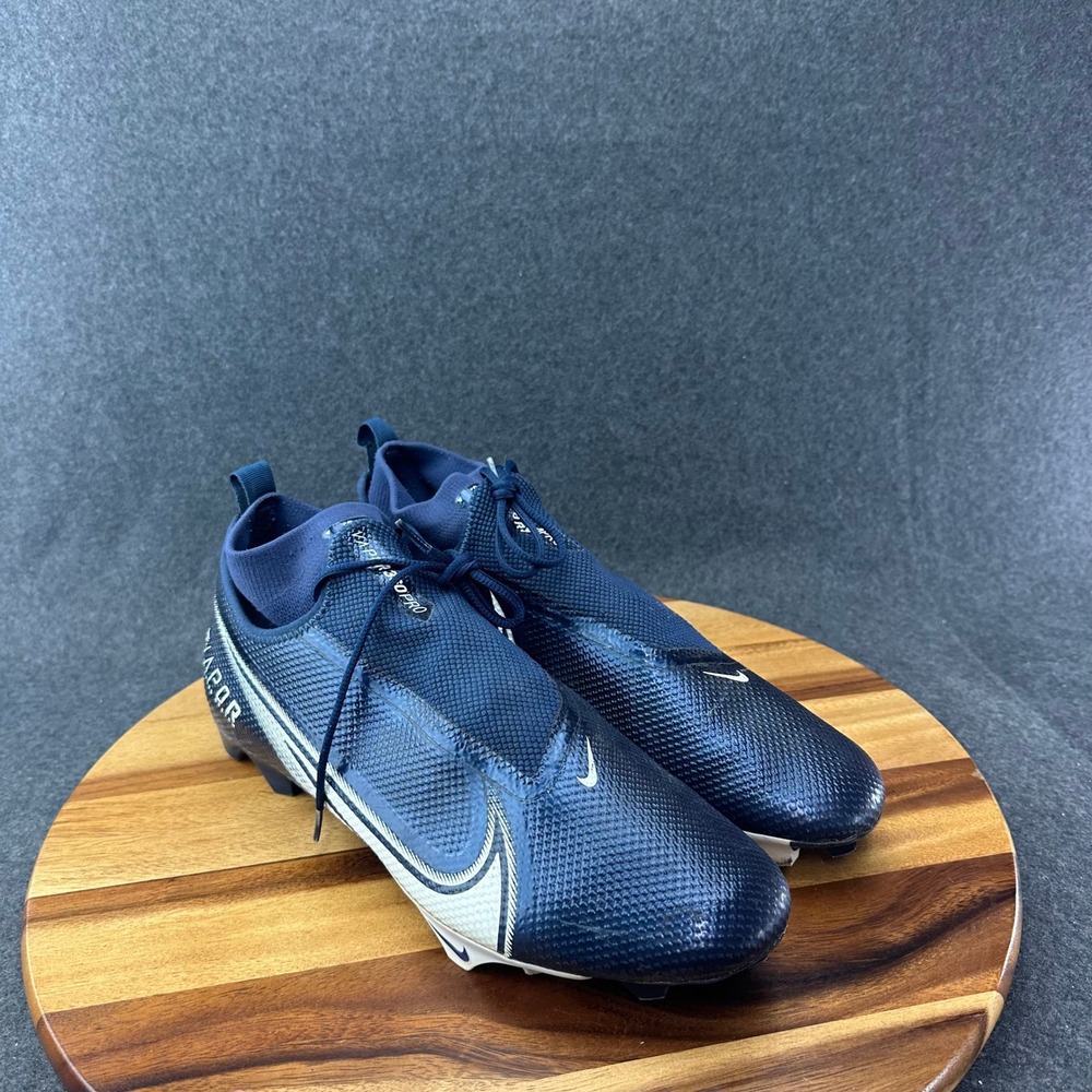 Nike Vapor Edge Pro 360 Football Cleats Mens 14 Navy Blue Spikes AO8277-403 - Picture 2 of 12